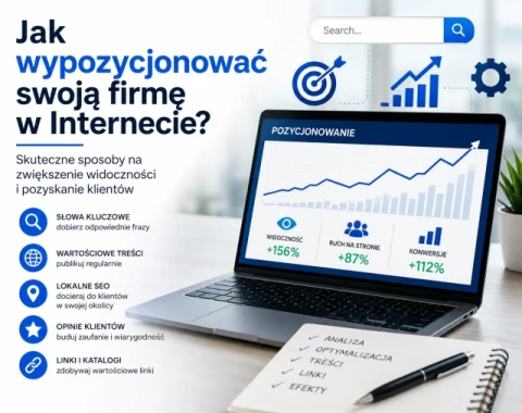 Jak wypozycjonować firmę w Internecie